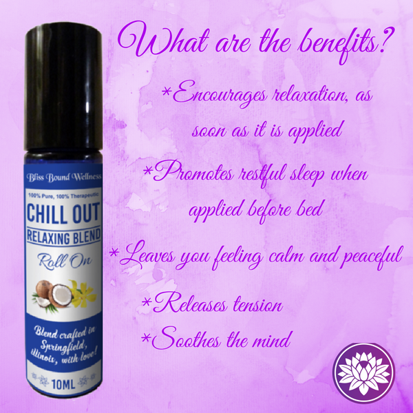 Calm Essential Oil Roll-On - Anxiety & Stress Relief - Comforting Scent - Calmin